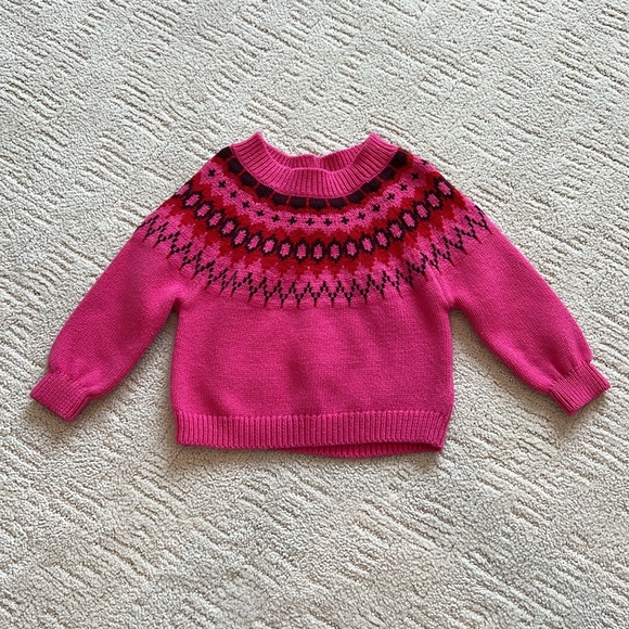 ๐HP๐Gap baby girl pink sweater - Picture 3 of 7